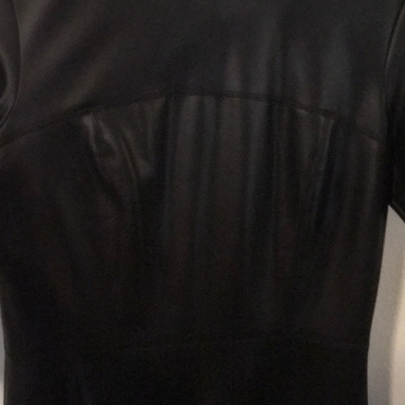 Gorgeous faux leather little black dress! - Picture 3 of 5